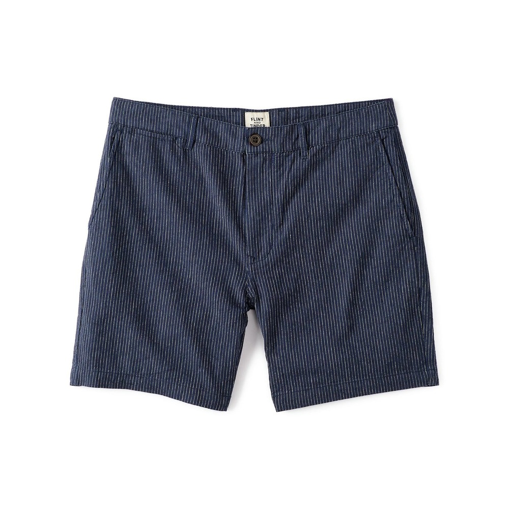 Flint and Tinder Striped Chino Shorts Size 30 Navy Blue New With‎ Tags